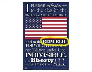 The United States is a republic, not a democracy.